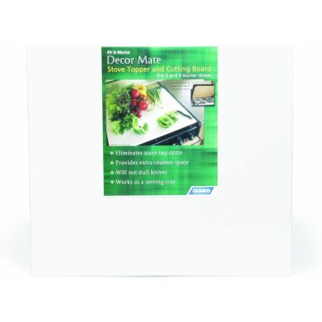 Camco White Stove Topper/Cutting Board