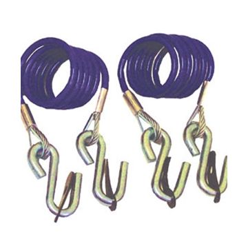 Blue Ox 7ft 5,000 lb Safety Cable Kit 