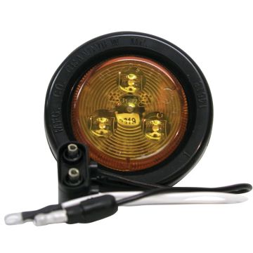 Peterson Mfg Piranha Round Sealed Amber LED Clearance/Marker Light Kit *Only 6 Available*