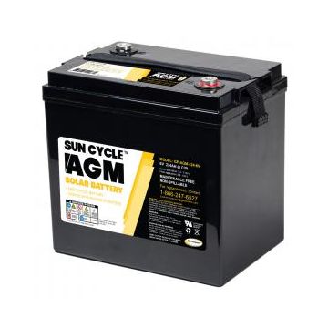 Go Power 6 Volt AGM Sealed Battery Top Terminals