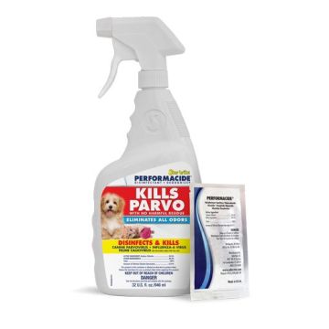 Performacide® Parvo Killer & Disinfectant & Deodorizer 32 oz. Spray Bottle Kit
