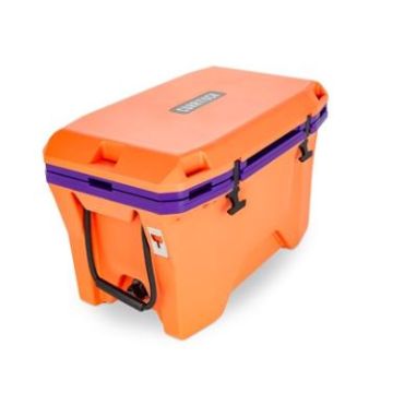 Camco Currituck 50 Qt. Premium College Football Color Cooler, Orange & Purple