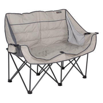 Lippert Components Campfire Loveseat Camping Chair - Sand