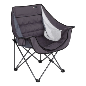 Lippert Components Campfire Folding Camping Chair - Dark Gray