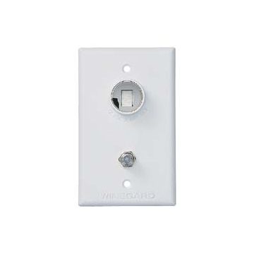 Winegard White TV Outlet/Receptacle