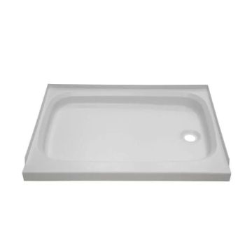 Lippert Components Better Bath 46" x 24" Right Hand Drain Shower Pan - White