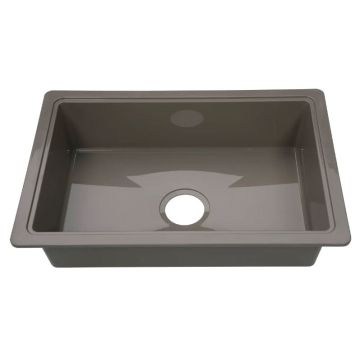 Lippert Stainless Steel Colored 25" x 17" x 6.6" ABS Plastic Kitchen Sink