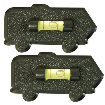 Prime Products Black Motorhome Bubble Stick-On Level-2 Pack