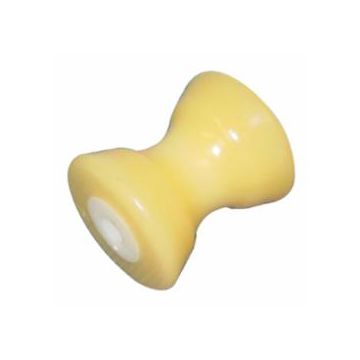 Bow Roller Thermo Plastic- Yellow, 4" x 3"