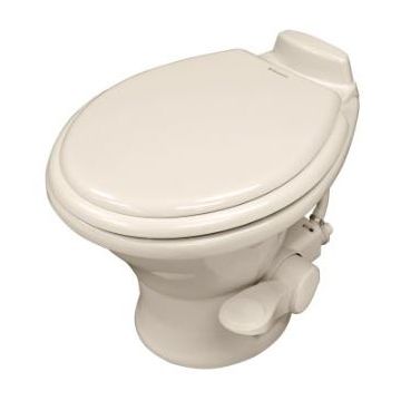 Dometic Low Profile ReVolution 311 Bone China Foot Flush Toilet
