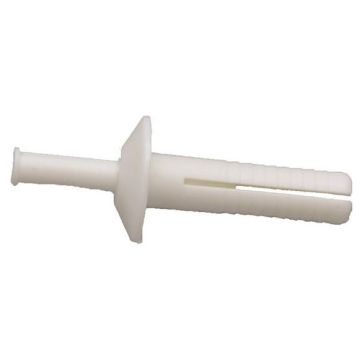 AP Products White Plastic Rivets - 25 Pack
