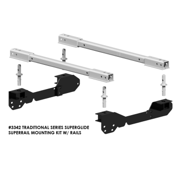 PullRite Traditional Series SuperRail 16K & 20K Mounting Kit for 1997-2003 Ford F150 Trucks