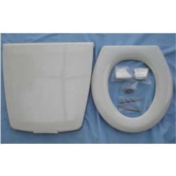 Thetford 35778 Electra Magic Model 80 Parchment Toilet Seat and Cover Assembly