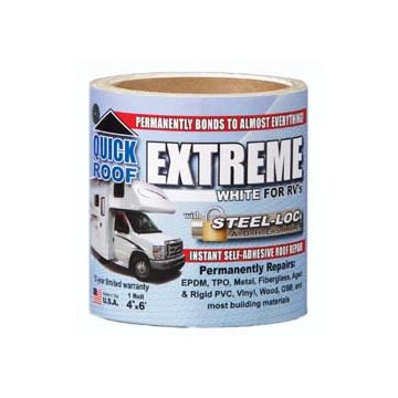 Quick Roof Extreme 4" x 6' White