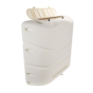 Camco 30lb. Dual Steel Propane Tanks Cover - Colonial White