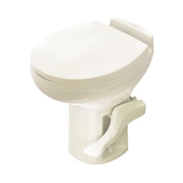 Thetford Bone Aqua Magic Residence High Profile Foot Flush Toilet