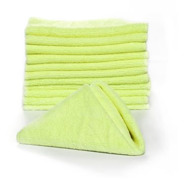 Camco Yellow Microfiber Towel -250 GMS, 12 Pack
