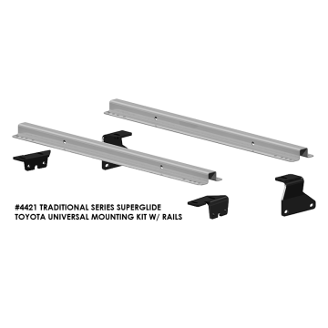 PullRite Traditional Series 16K & 20K Universal Mounting Kit for 2007-2021 Toyota Tundra Double Cab Trucks (Short Beds)