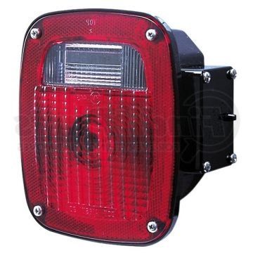 Peterson #442L Incandescent Universal LH Three-Stud Combination Tail Light