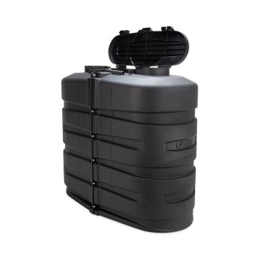 Camco 30lb. Dual Steel Propane Tanks Cover - Black