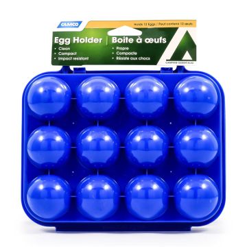 Camco Hard Case Egg Carrier - Holds 12 Eggs