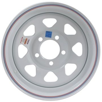 Trailer Wheel; 15 Inch Diameter x 6 Inch Width; 5 x 4.5 Inch Bolt Pattern