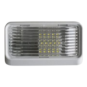 Valterra White LED Clear Lens Porch Light without Switch