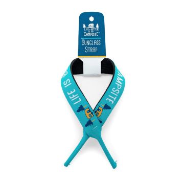 Camco Life is Better at the Campsite-RV Logo-Teal Sunglass Strap