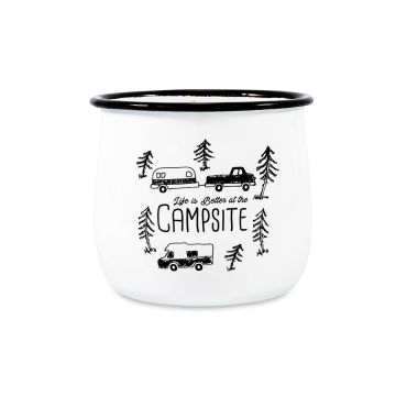 Camco Life is Better at the Campsite Ceramic Citronella Candle