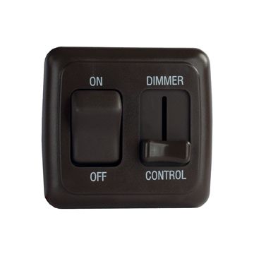 Valterra Black On/Off Switch with Dimmer