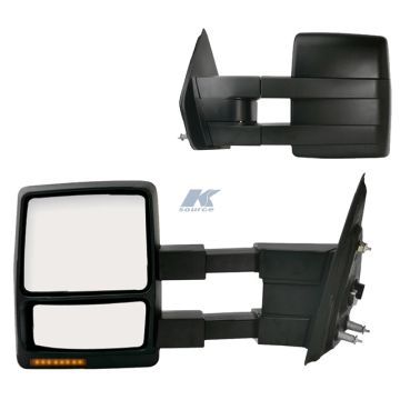 K-Source 2009 to 2014 Ford F-150 Extendable Power Heated Towing Mirrors