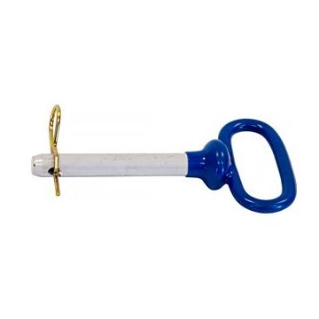 Buyers 5/8" x 4" Blue Poly-Coated Handle Hitch Pin with Cotter *** ONLY 2 AVAILABLE***