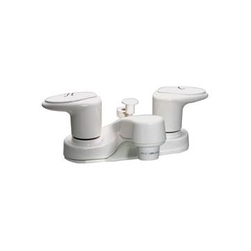 Phoenix White Two Handled Lavatory/Shower Diverter Faucet