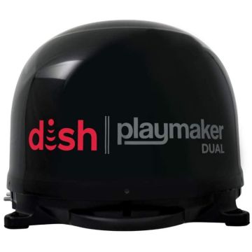 Winegard DISH Playmaker Dual Satellite TV Antenna in Black