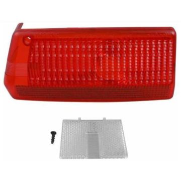 Wesbar WrapAround Red Tail Light Replacement Lens - LH