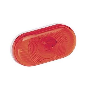 Bargman 400 Series Red Clearance Side Marker Light 34-40-001 Front Angled