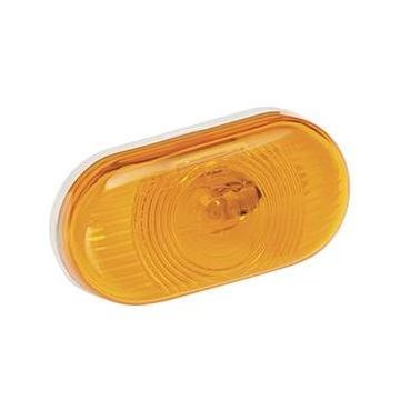 Bargman 400 Series Amber Clearance Side Marker Light 34-40-002 Front Angled
