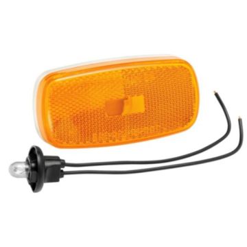 Bargman Amber Incandescent Clearance Side Marker Light 34-59-002 Front