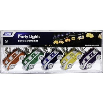 Camco Life is Better at the Campsite LED Party Lights, Retro Motorhomes
