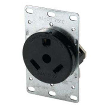 120V Receptacle with Plate