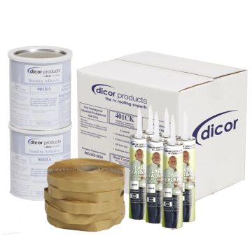 Dicor Installation Kit for EPDM & TPO Roofing Membranes - Tan