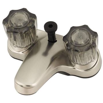 Empire Brass Company Brushed Nickel Lavatory Diverter with Smoke Knobs