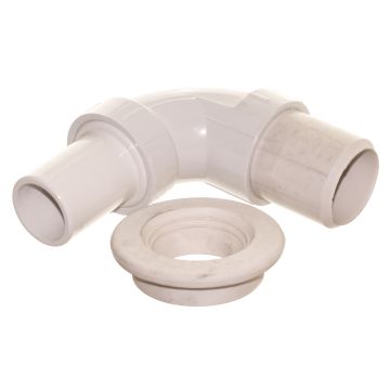 Dometic 1-1/2" Inlet Elbow with Uniseal