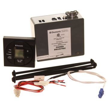 Dometic Black Single Zone Control Kit and LCD Thermostat for Heat Pump Model 459196
