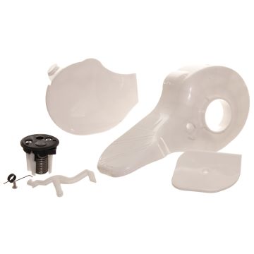 Dometic White EcoVac Toilet Pedal and Cartridge Kit