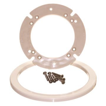 Dometic White Universal Toilet Mounting Flange
