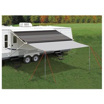 Carefree Extend'R Gray Polyester 12' Awning Extension Panel