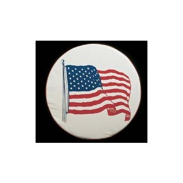 ADCO 32-1/4" US Flag Spare Tire Cover