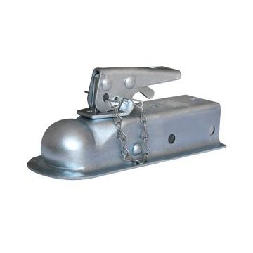 Trailer Coupler 2" Ball 2-1/2" Wide Channel