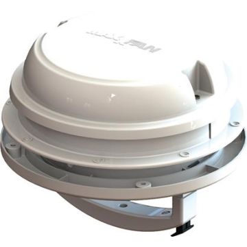 MaxxAir Ventilation Solutions Powered Roof Vent White